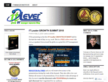 Tablet Screenshot of itlever.com